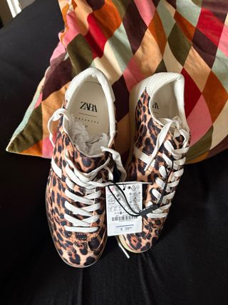 Zapatillas Zara Animal Print Talla 37