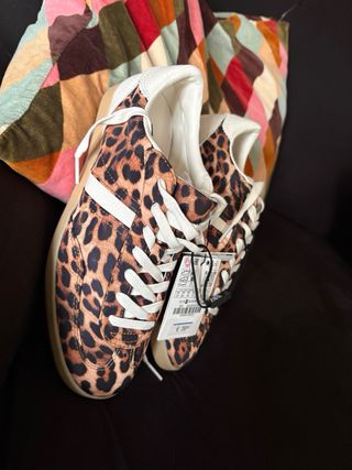 Zapatillas Zara Animal Print Talla 37