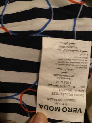 Trench Vera Moda donna blu taglia M