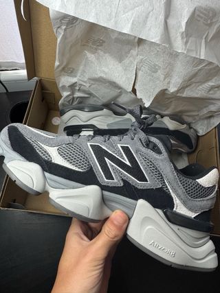 New Balance 9060 Unisex Originales Gris/Negro
