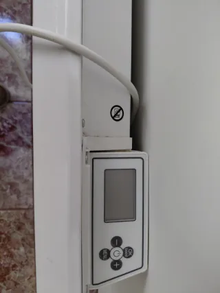 Radiador eléctrico con termostato digital