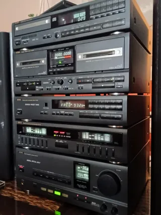 Equipo HIFI Aiwa CU-D1000 (MX-D10) con mando