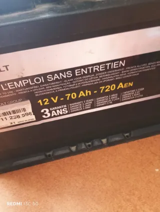 Batería Coche 12V 70Ah