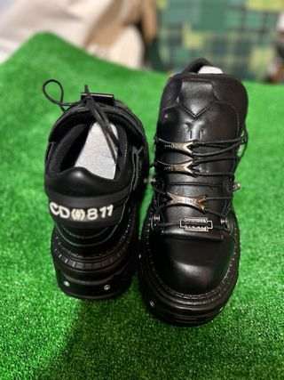 Botín New Rock M-TANK106-C2 Cuero Negro