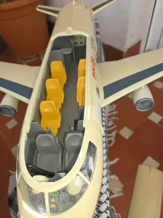 Avión antiguo playmobil pacific