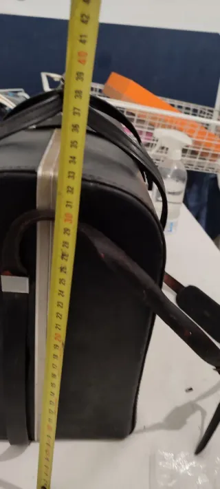 Maletín vintage negro