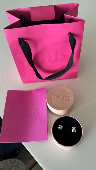 Pendientes Oso Tous Plata