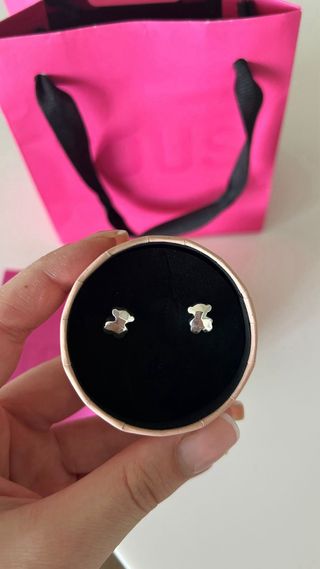 Pendientes Oso Tous Plata