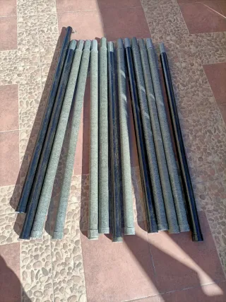 Mástiles fibra enchufables 1.10m x 50mm