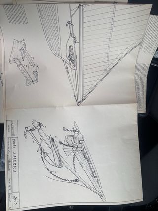 Planos Maqueta Barco Yacht America