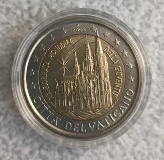 Vaticano 2 euros 2005 Giornata Mondiale Gioventu