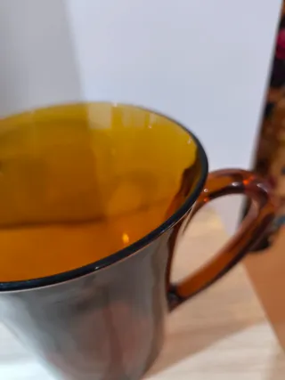 Jarra duralex con su icónico ámbar perfecto estado