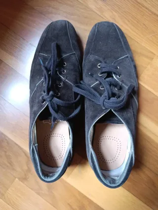 Bambas ante marrón Bally detalle dorado