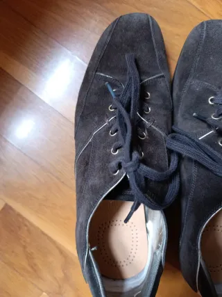 Bambas ante marrón Bally detalle dorado