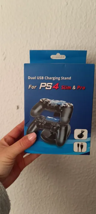 Caricatore Dual USB per PS4 Slim & Pro