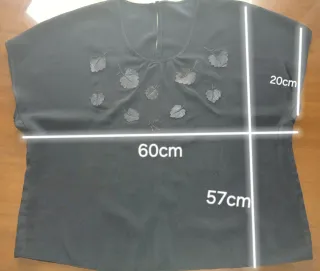 Camiseta negra talla XL