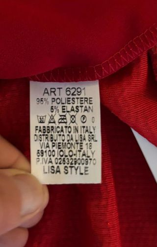Giacchetto da sera LISA STYLE rosso