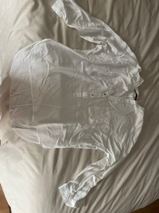 Camisa blanca manga larga