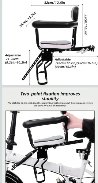 Silla bici bebé niño