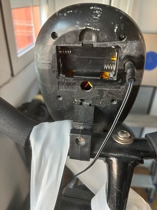 Bici Estática Plegable Morada