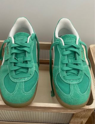 Zapatillas Puma Palermo Vintage Verde/Beige