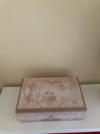 Scatola porta tisane decorata