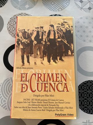 El Crimen de Cuenca VHS Película Española