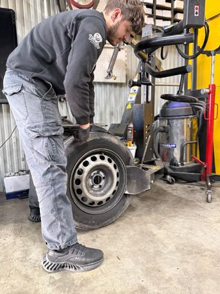 Cambio de neumáticos