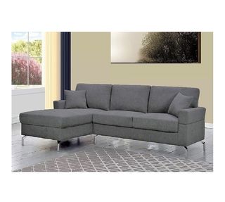 Sofá Chaise Longue Gris Fabric