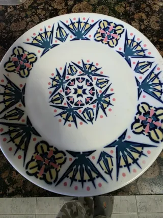 Plato decorativo Sargadelos