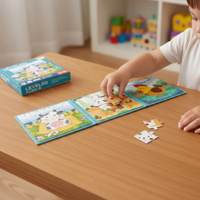 Puzzle Magnético Animales Granja Rompecabezas