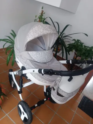 Cochecito de bebé 3 piezas gris