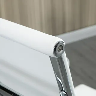 Silla de Oficina Giratoria Blanca