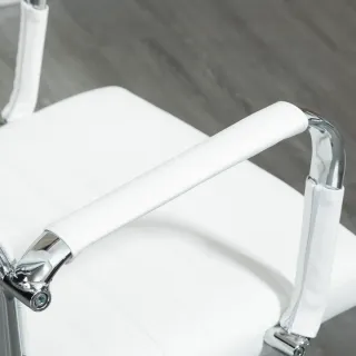 Silla de Oficina Giratoria Blanca