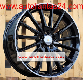 8806 JUEGO DE 4 LLANTAS SKODA BLACK METAL