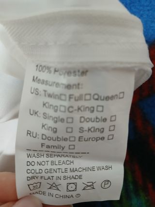 Funda nórdica 160x220 cm nueva