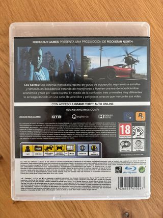 Juego PS3 Grand Theft Auto V