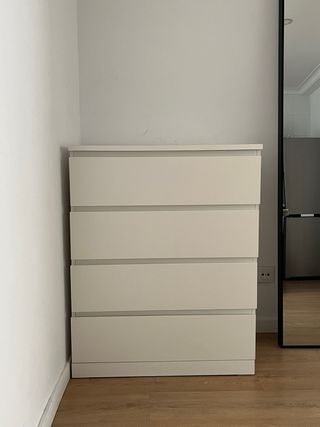 Cajonera Ikea MALM Blanca