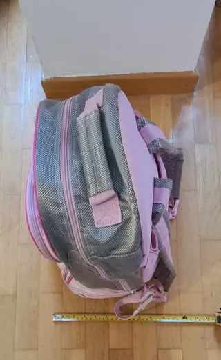 Mochila Umbro gris y rosa