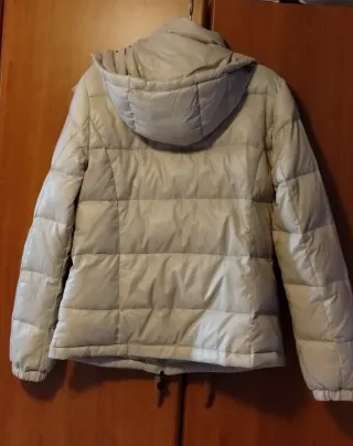 Piumino donna invernale beige