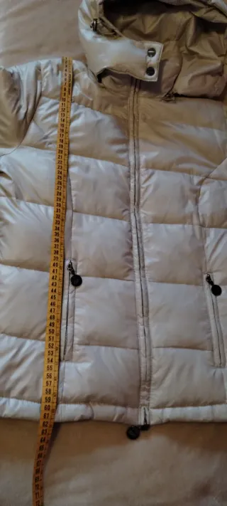 Piumino donna invernale beige