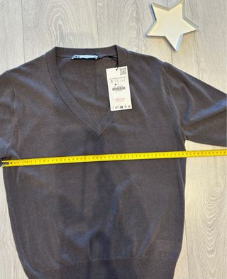 Jersey Zara Gris Talla S