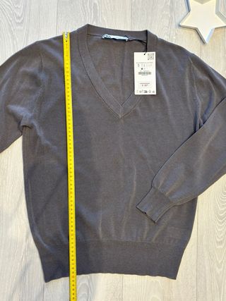 Jersey Zara Gris Talla S