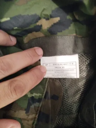 Traje tormenta boscoso pixelado (chaqueta)