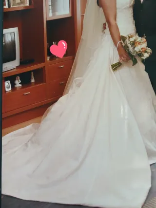 Vestido de Novia Pronovias,color champán