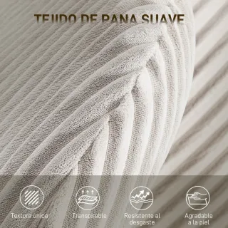 Silla de oficina beige con respaldo alto