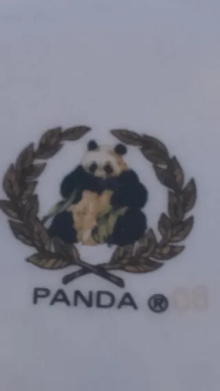 Macetero chino antiguo de la marca Panda