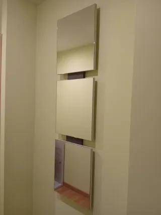 Zapatero recibidor con espejo