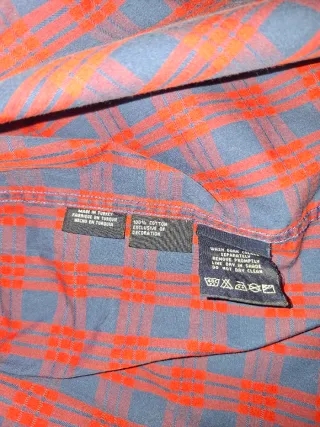 Camisa Tommy Hilfiger cuadros azul y rojo