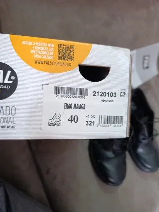 Zapatos de seguridad Unisex FAL negros